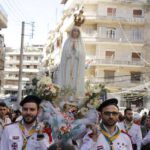 Церковная процессия в сирийском Алеппо